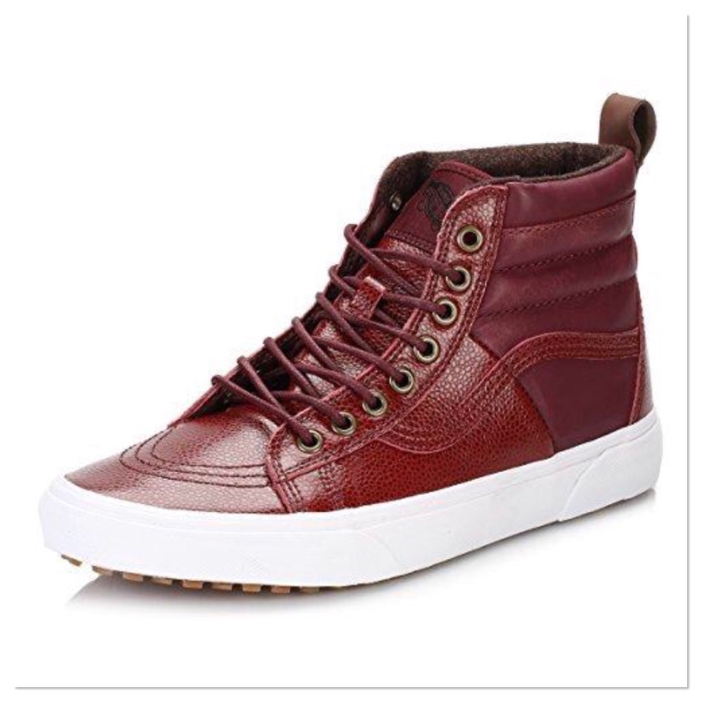 Rippled Leather all weather Vans